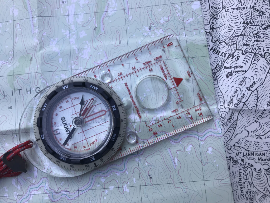 [Map and compass]